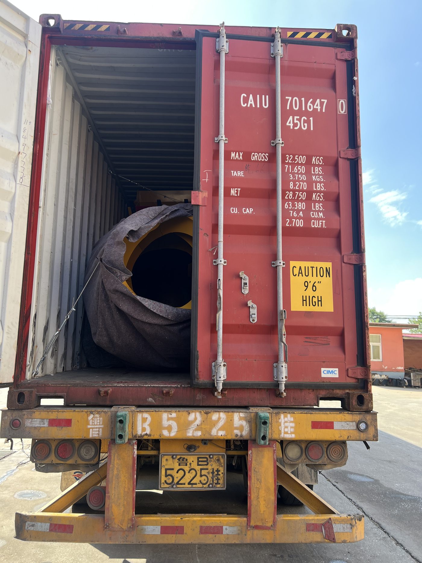 Container loading process 7