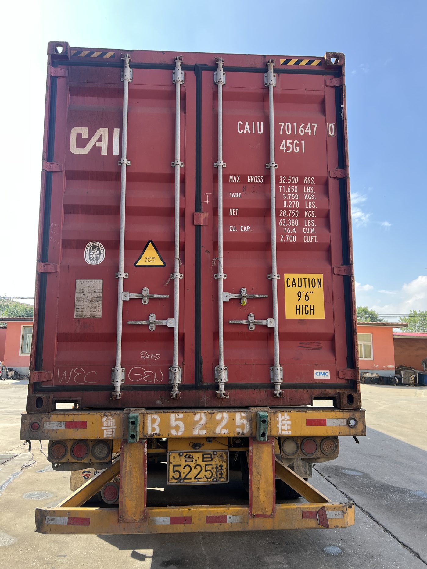 Container loading process 10